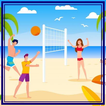 beach volleyball