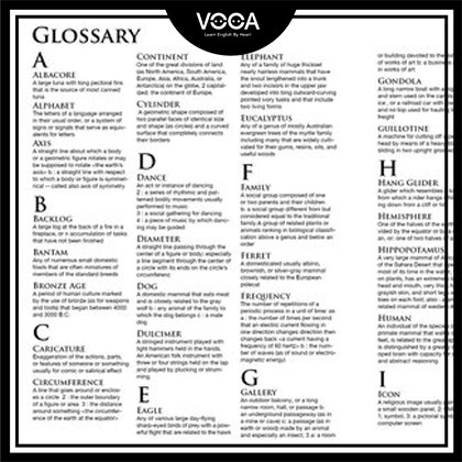 glossary