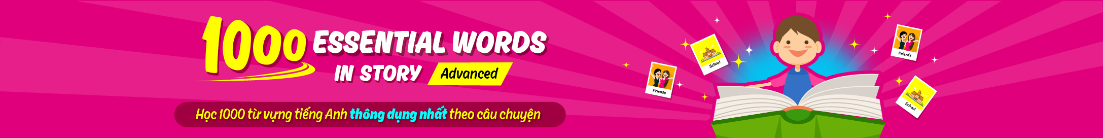 1000 ESSENTIAL WORDS in STORIES (Advanced)