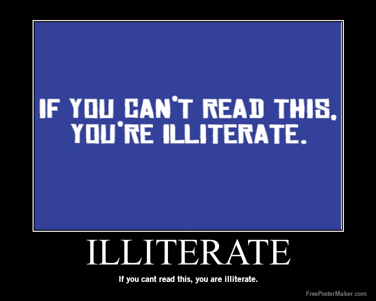 ILLITERACY - LISTENING ILLITERACY - LISTENING