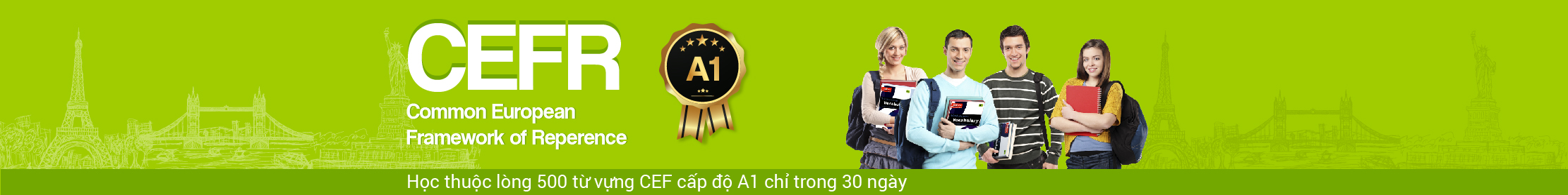 CEFR - A1 | CHỨNG CHỈ A1 TIẾNG ANH CHUẨN CHÂU ÂU | VOCA.VN