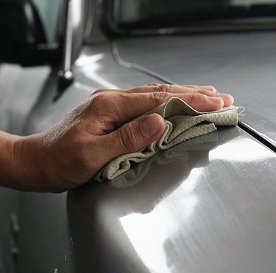 CLEANING A CAR