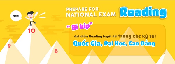 Prepare For National Exam: Bộ từ vựng 'nhất định phải học' khi luyện thi THPT, Đại Học môn tiếng Anh