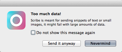 THE SCRIBE’S WARNING