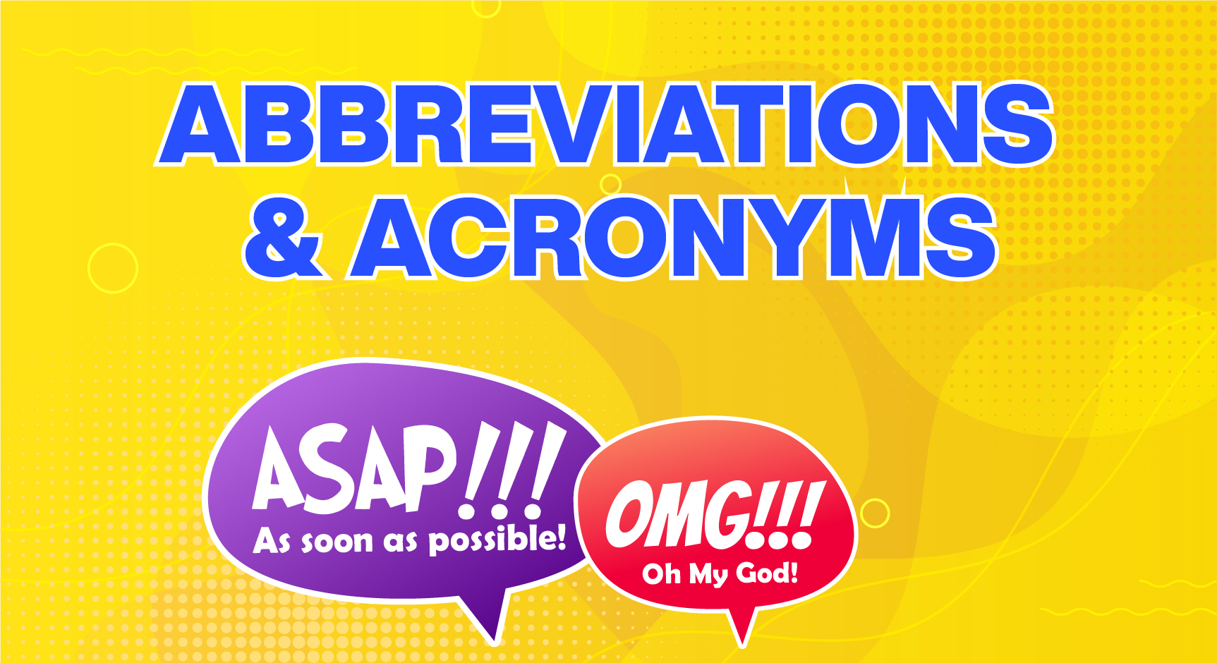 VOCA For Abbreviations and Acronyms