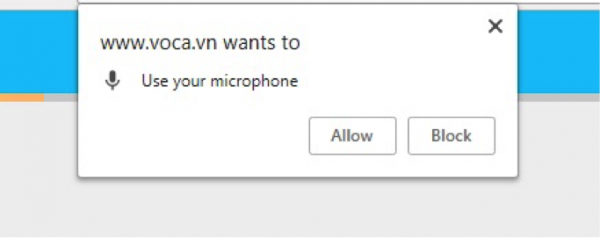 Bật microphone
