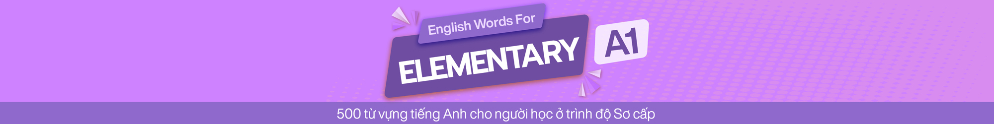 English Words For Elementary (A1)