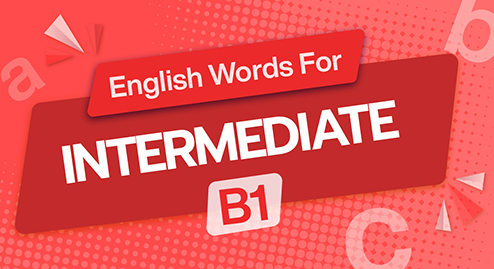 English Words For Intermediate (B1)