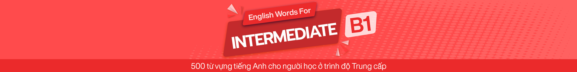 English Words For Intermediate (B1)