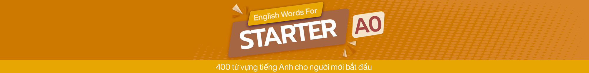 English Words For Starter (A0)