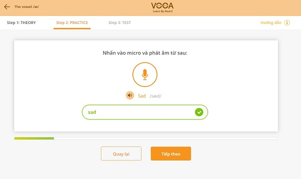 Dạng bài tập phát âm của VOCA Pronunciation 3
