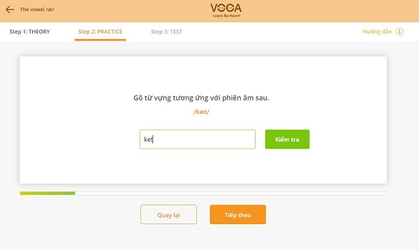 Dạng bài tập cấu tạo âm trên VOCA Pronunciation 1