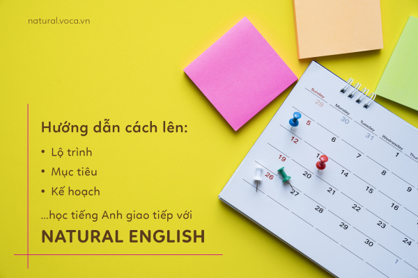 Hướng dẫn cách lên lộ trình, mục tiêu và lịch học natural english