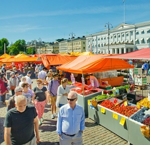 BOB VISITS THE VILLAGE MARKET