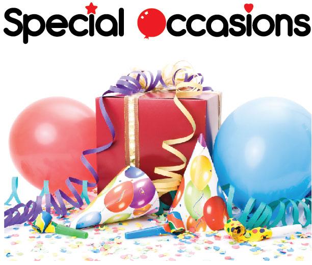 SPECIAL  OCCASIONS SPECIAL  OCCASIONS