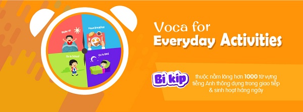 VOCA for Everyday Activities: 1000 từ vựng tiếng Anh thông dụng nhất trong giao tiếp