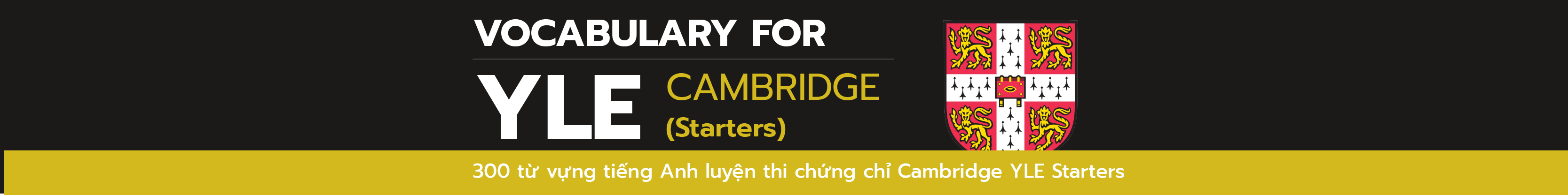 VOCA FOR CAMBRIDGE YLE (STARTERS)