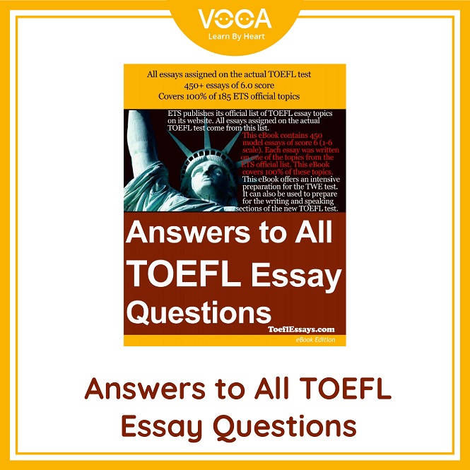 Ebook ~ Answers to all TOEFL Essay Questions
