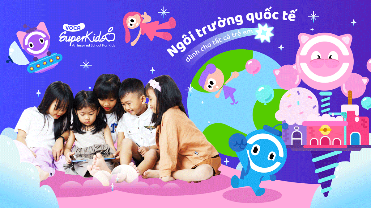 VOCA SuperKids: Ứng dụng giúp trẻ học tiếng Anh tự tin, vui vẻ, hạnh phúc